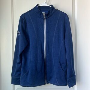 Callaway - Full Zip Jacket - Navy Blue - Sz Large